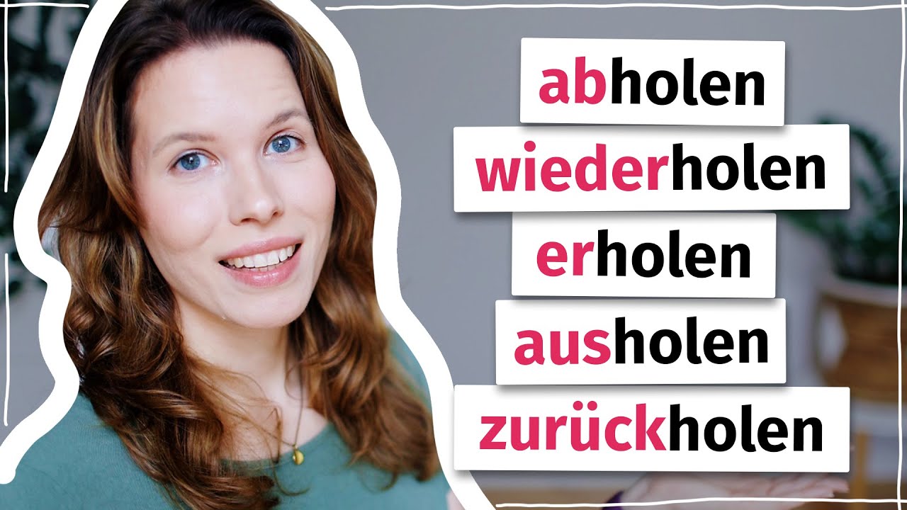 Wie gut kennst du diese Verben mit „holen“? (Deutsch B2, C1)