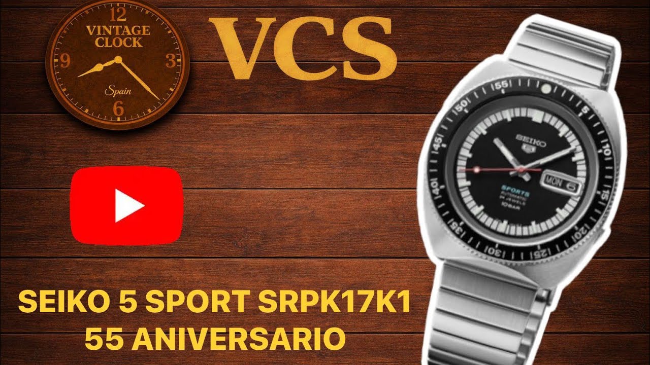 Seiko 5 Sports SRPK17 Edición Limitada 55 aniversario