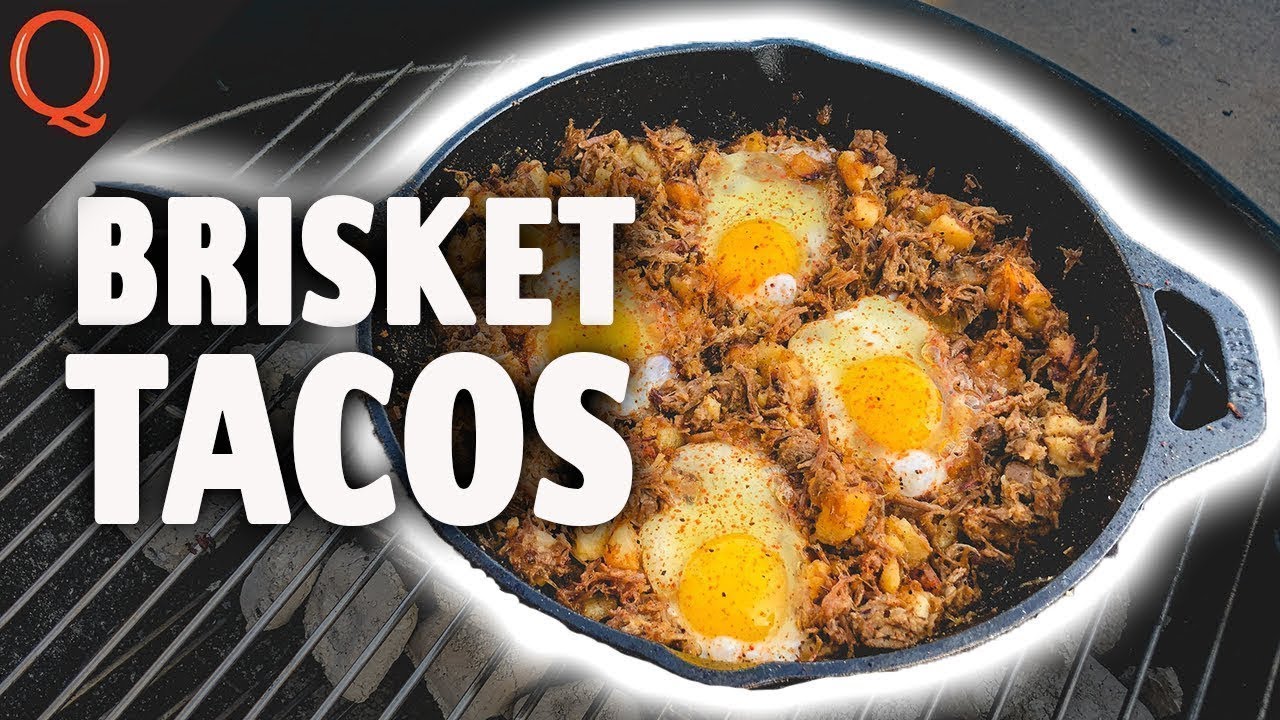 Brisket Tacos | $5 Breakfast On A Weber Kettle