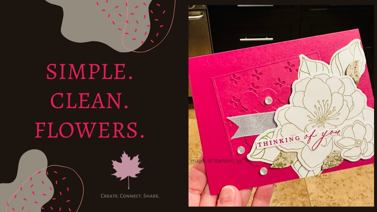 This Simple Floral Card Looks Fancy (But It’s Not!) | Clean Design Tutorial | Episode 279