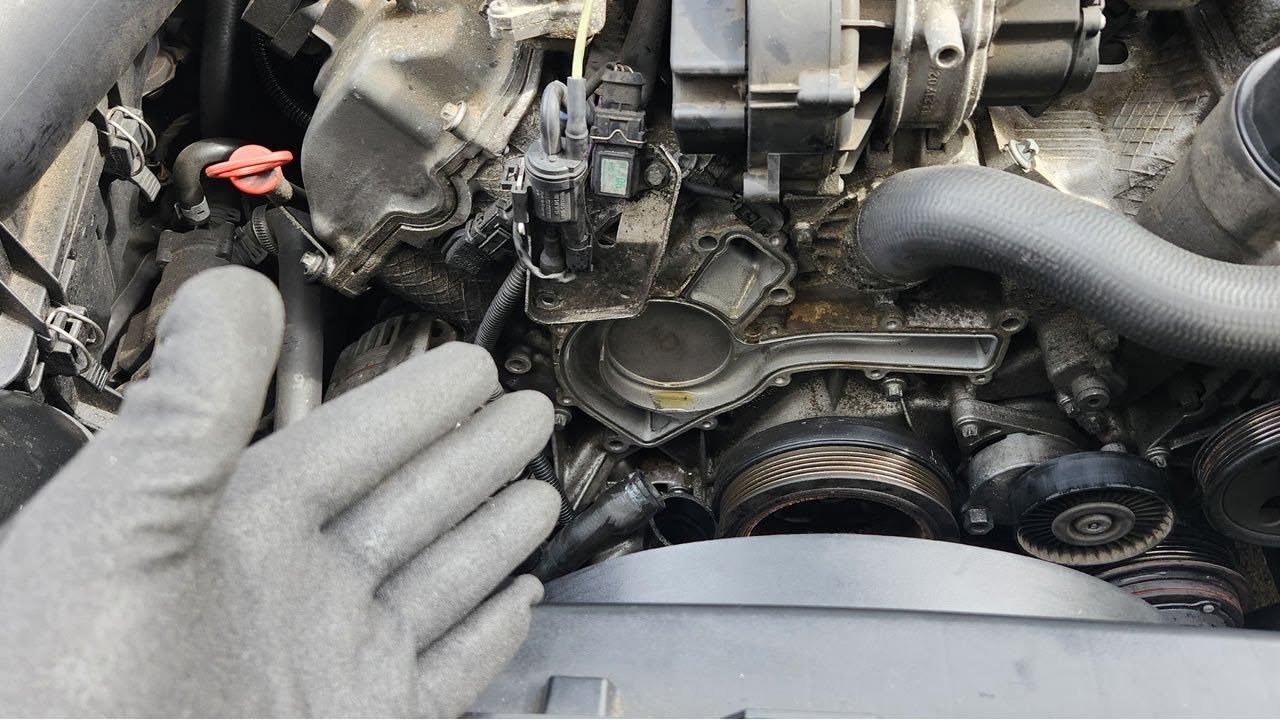 How to remove Water Pump for Mercedes E320 W210 M112 Engine (1999-2003)