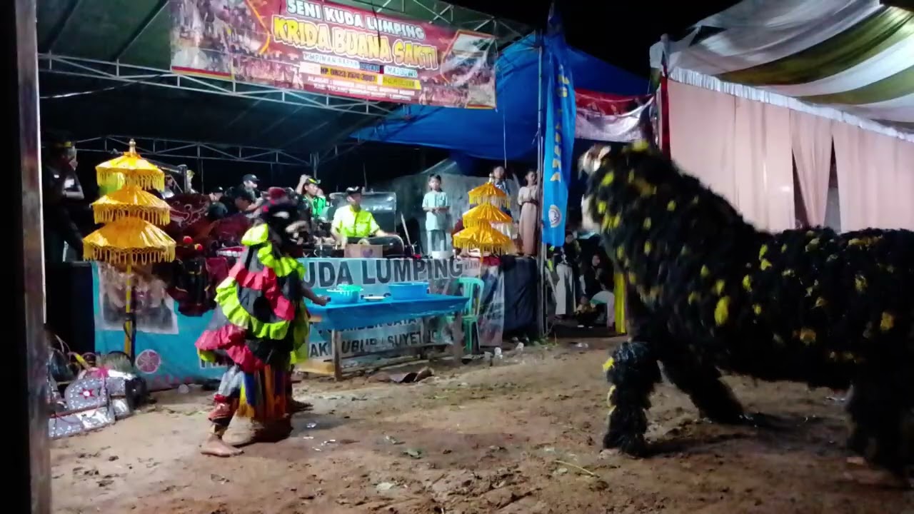 Perang macan sama kucing jaranan krida buana sakti 