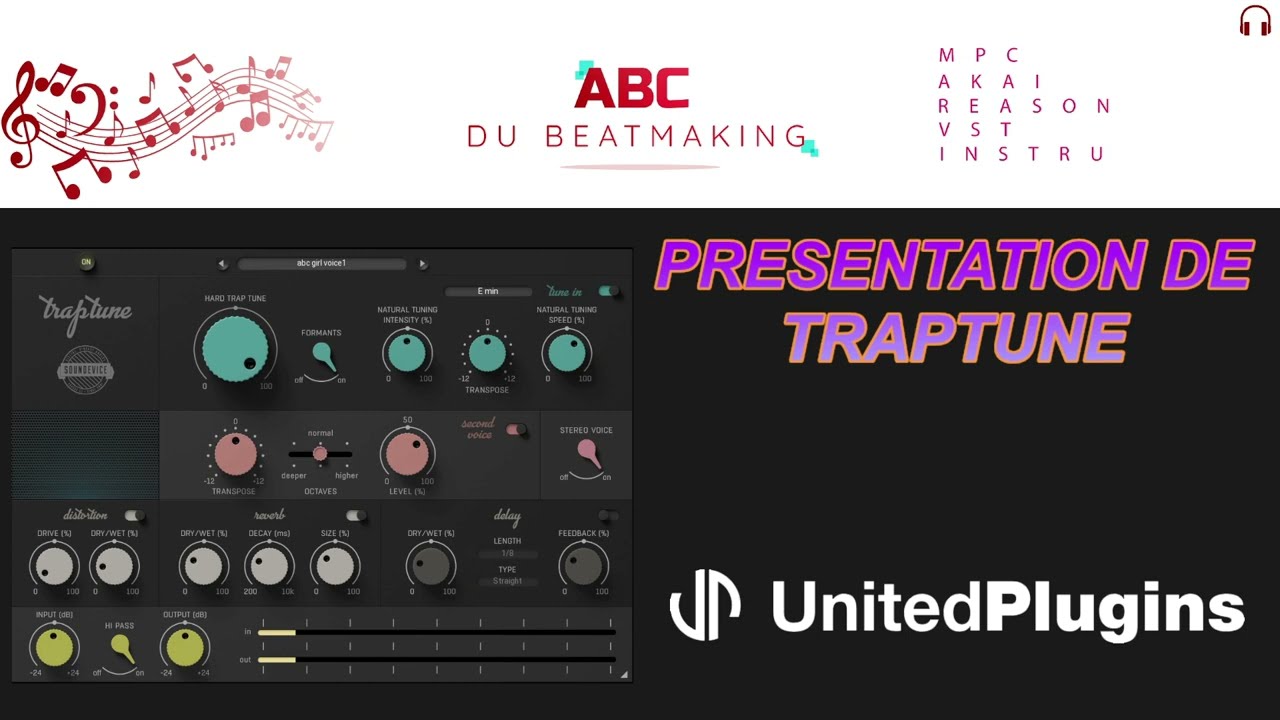 PRESENTATION DE TRAPTUNE PAR UNITED PLUGINS