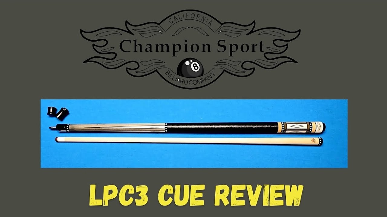 Champion Cues LPC3 Cue Review and a little pool lesson. 😊 