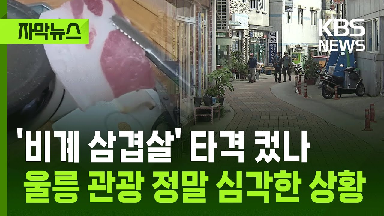 [자막뉴스] '비계 삼겹살' 타격 컸나…울릉 관광 정말 심각한 상황 / KBS 2025.08.19.