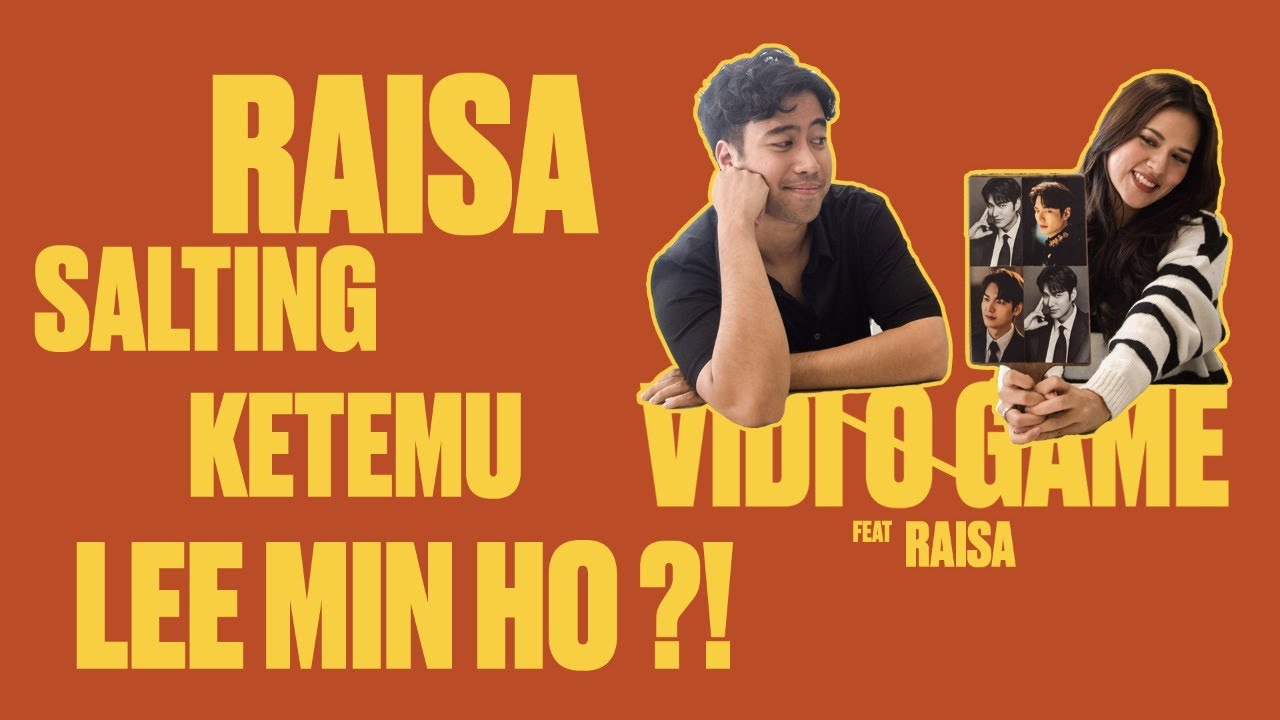 Vidi-O-Game : Cieeee Raisa Andriana ngajarin Lee Min Ho bahasa inggris