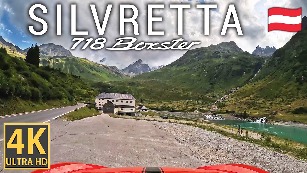 Driving Silvretta High Alpine Road - PORSCHE 718 Boxster - Partenen to Galtür | Austria [4K]