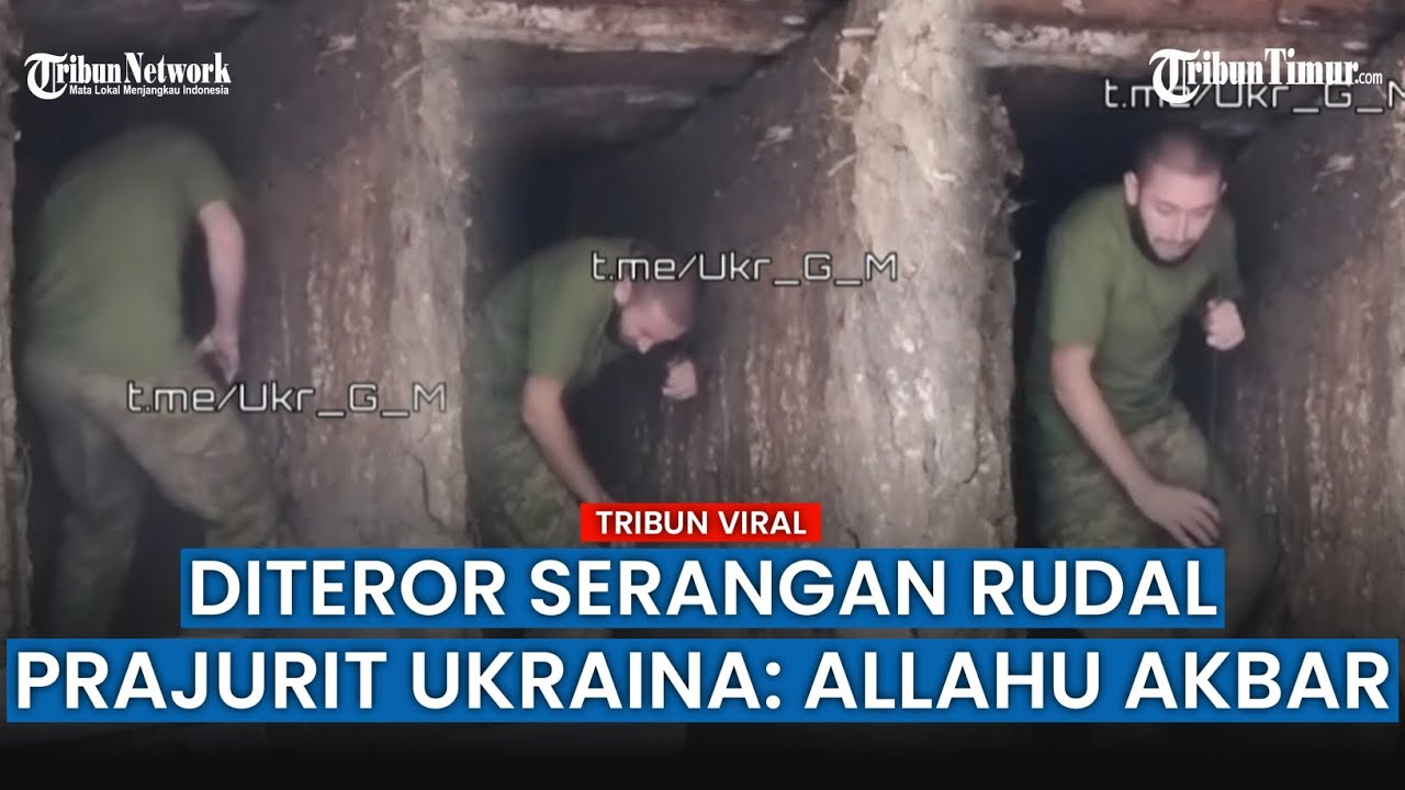 Prajurit Ukraina Gemakan Takbir saat Peluru Artileri Rusia Sambangi Paritnya