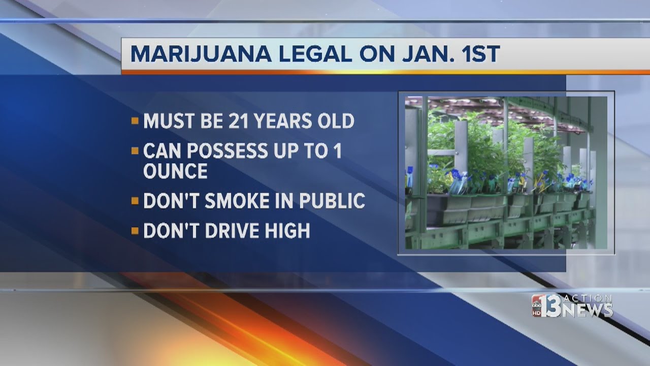 Recreational marijuana legal in Nevada Jan. 1