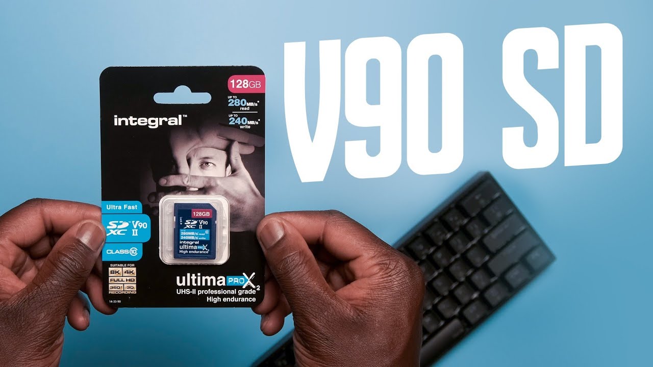 Integral SD Card V90 Unboxing and Test