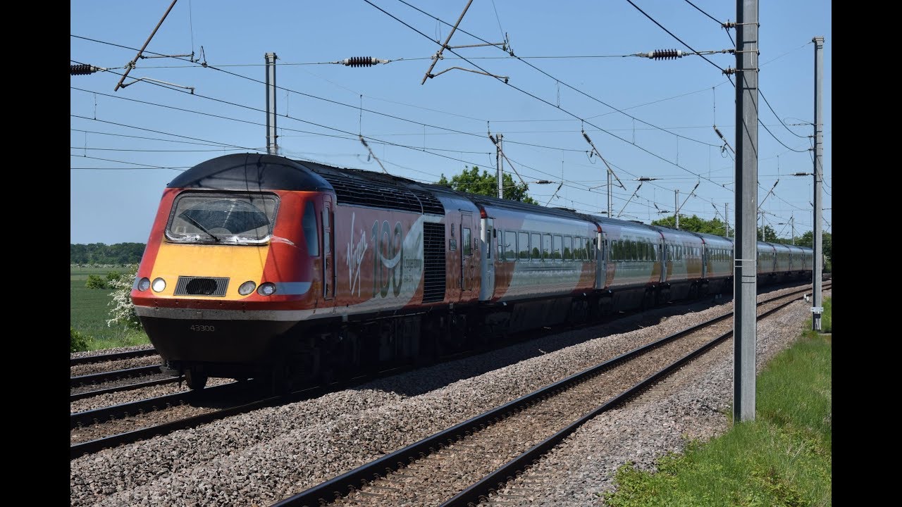 Trains down the ECML (Sandy, Biggleswade & Peterborough) 19.5.18