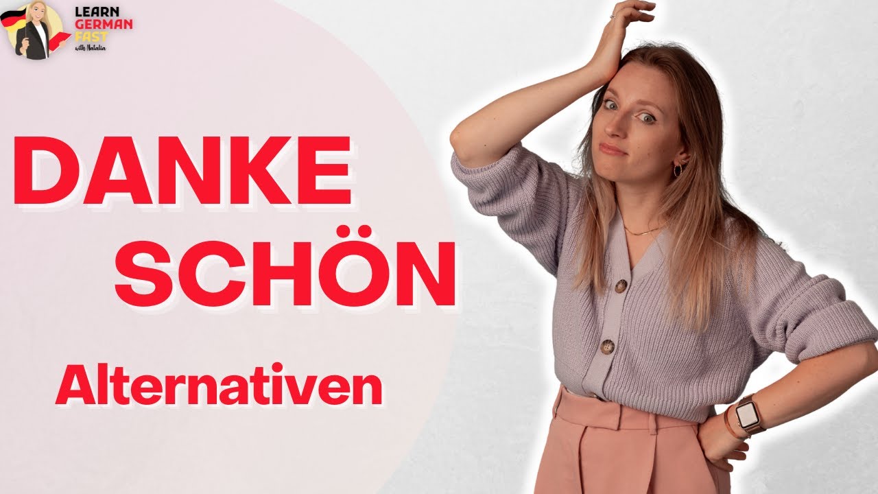 Alternativen zu Dankeschön ✅ Sich bedanken 🇩🇪. | Learn German Fast