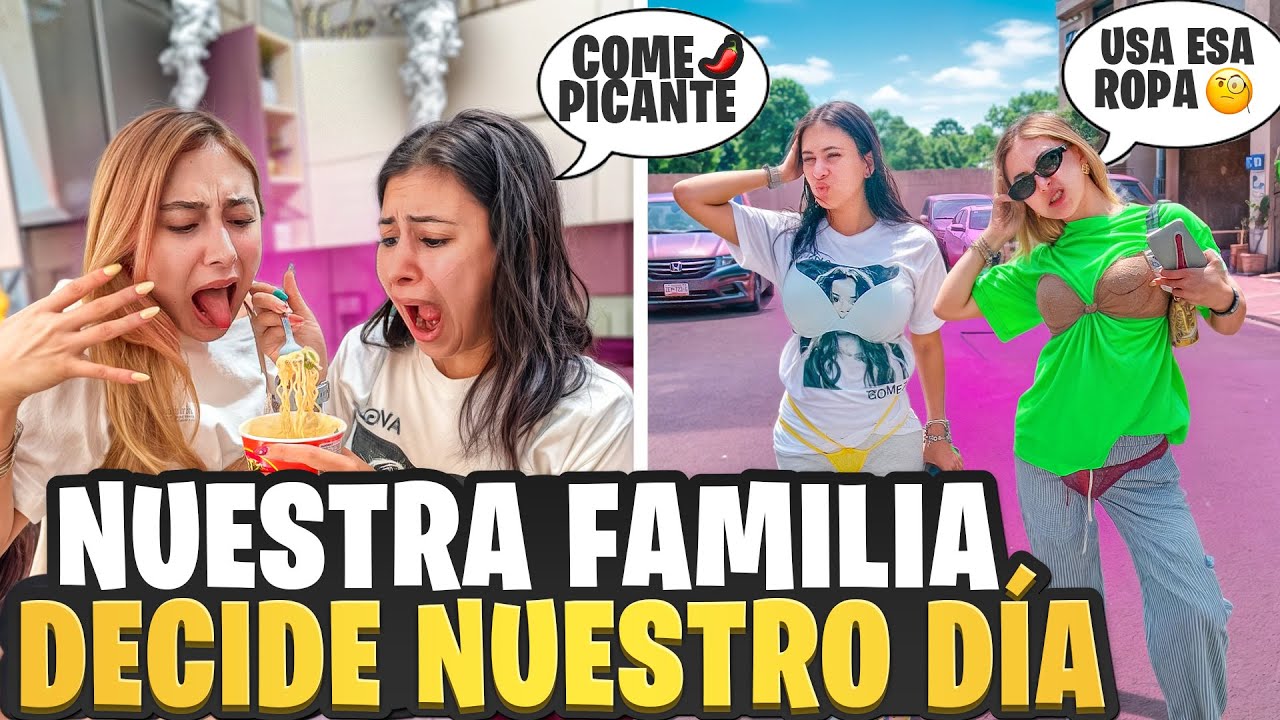 NUESTRA FAMILIA DECIDE NUESTRO DÍA 😨😭 | Hermanas JM