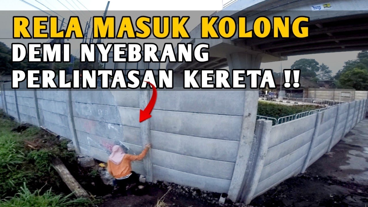 RELA MASUK‼️KOLONG BAWAH PAGAR FLYOVER NURTANIO 