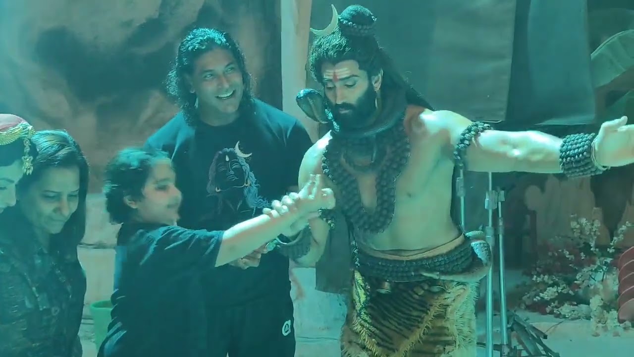 Shivshakti Ganesh kaizan's bday Celibration on set.