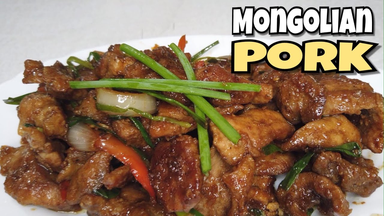 MONGOLIAN PORK HOMEMADE-STYLE RECIPE