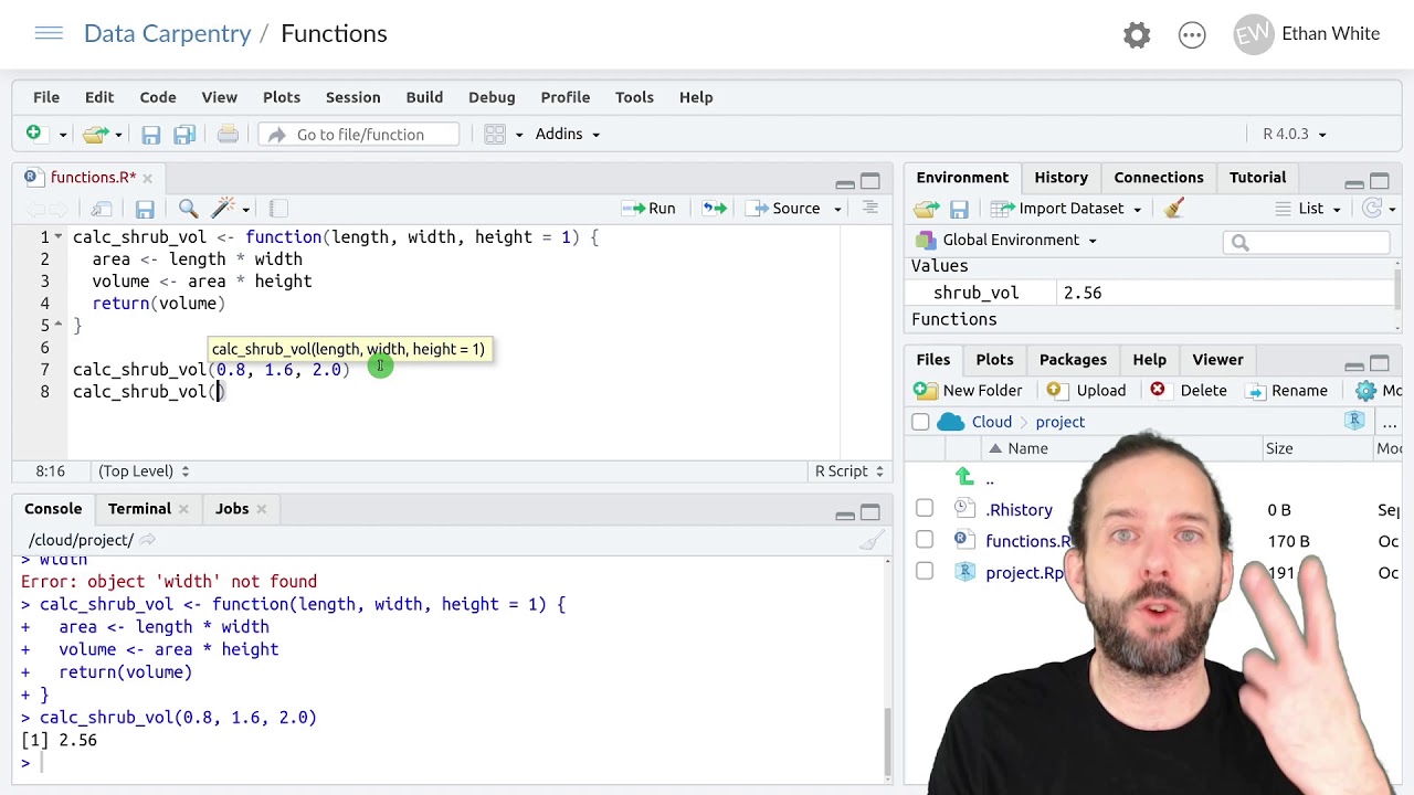 Writing Your Own Functions in R: Setting Default Values For Arguments