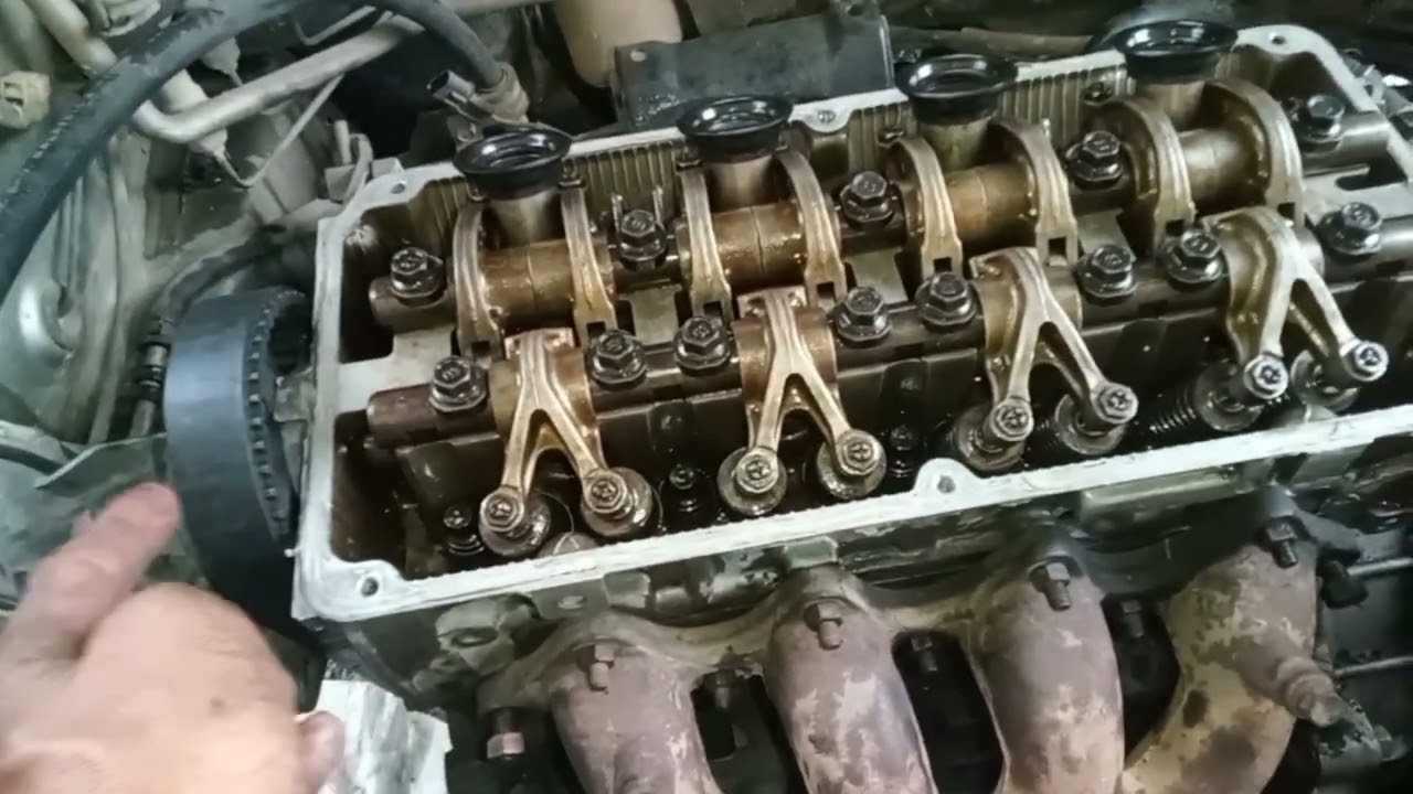 Cara Adjust Valves Clearance [ Proton Waja MMC 4G18P ] Tepat DENGAN titik Timing Belt & Poly