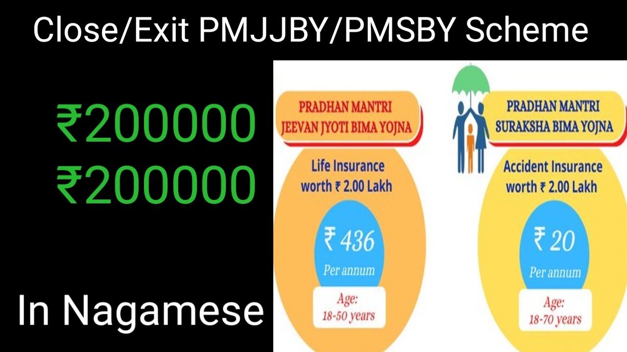How to close/Exit PMJJBY/PMSBY insurance Scheme in Nagamese.