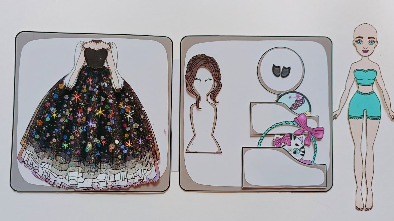 Paper Diy ✨ Paper DollHouse #Paperdiy #quitebook  #paperdoll #quitebook