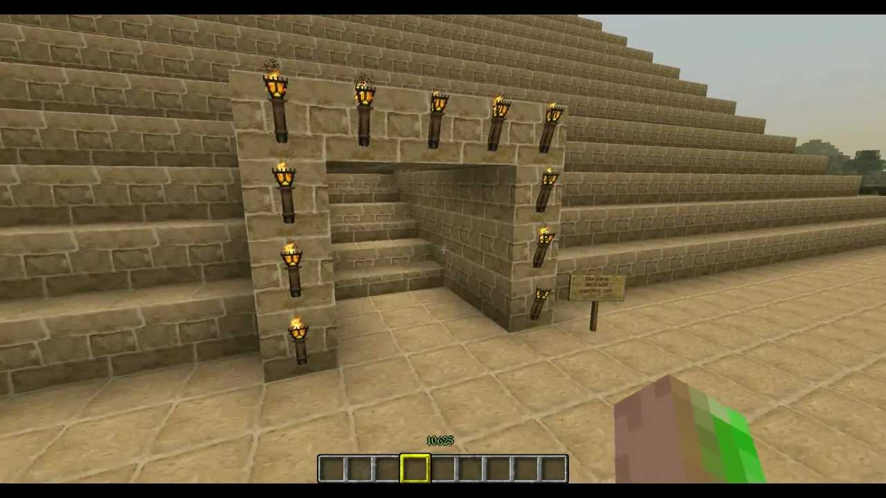 Minecraft Pyramide mit Fallen (Pyramid with traps)