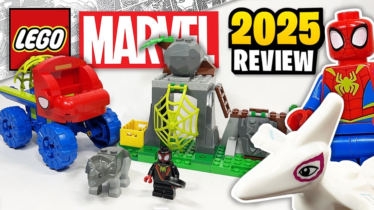 LEGO Marvel Team Spidey Dino Crawler Rescue (11199) - 2025 EARLY Set Review