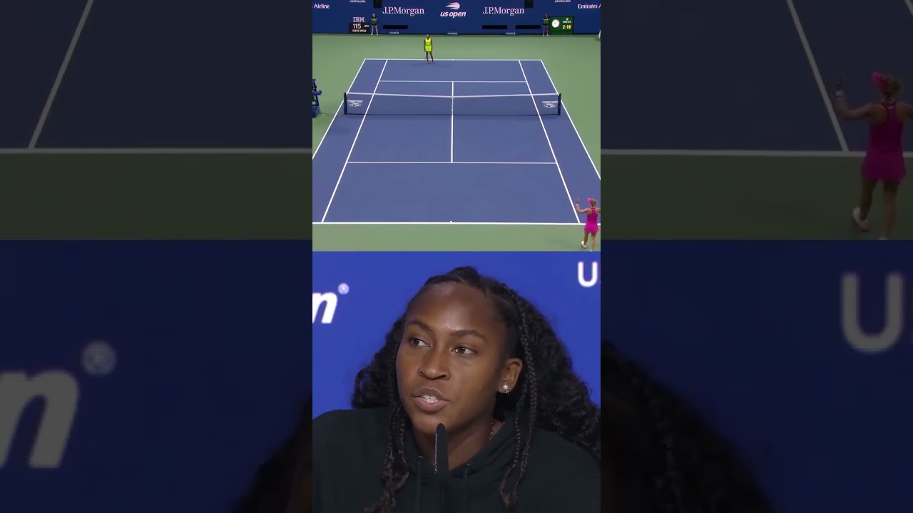 Coco Gauff recounts Laura Siegemund's time violation | 2023 US Open #shorts