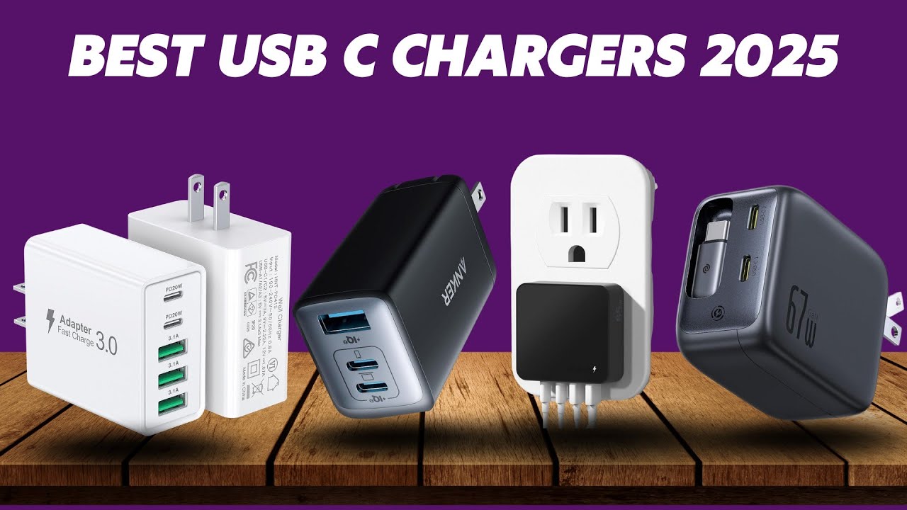 5 ЛУЧШИХ зарядных устройств USB C на Amazon (2025) &mdash; не покупайте, пока не посмотрите это видео!
