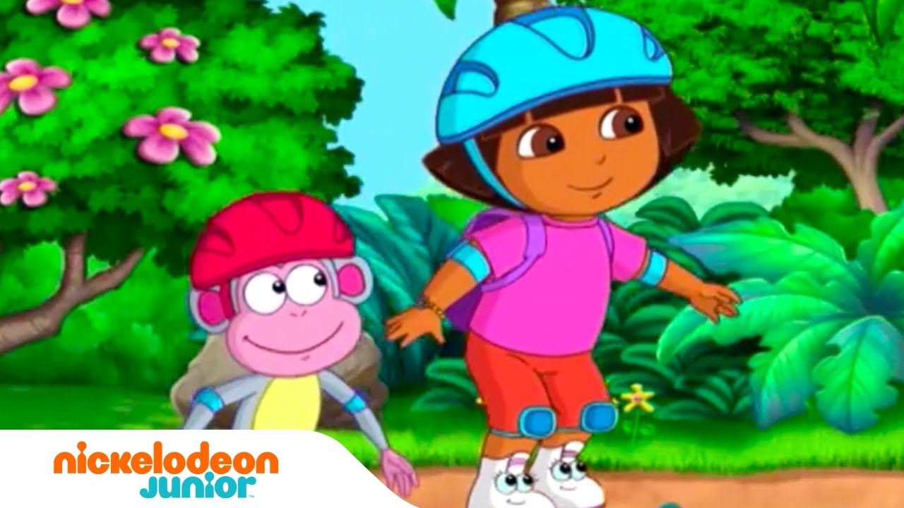 Dora l'Exploratrice | Dora au skatepark | NICKELODEON JUNIOR