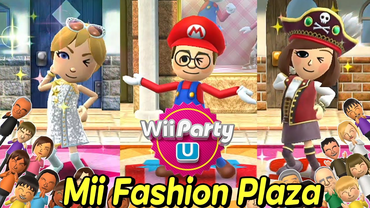 Wii Party U - Mii Fashion Plaza (Expert com)🎵 Elsa Vs Mizuho Vs Skip Vs Eduardo | AlexGamingTV
