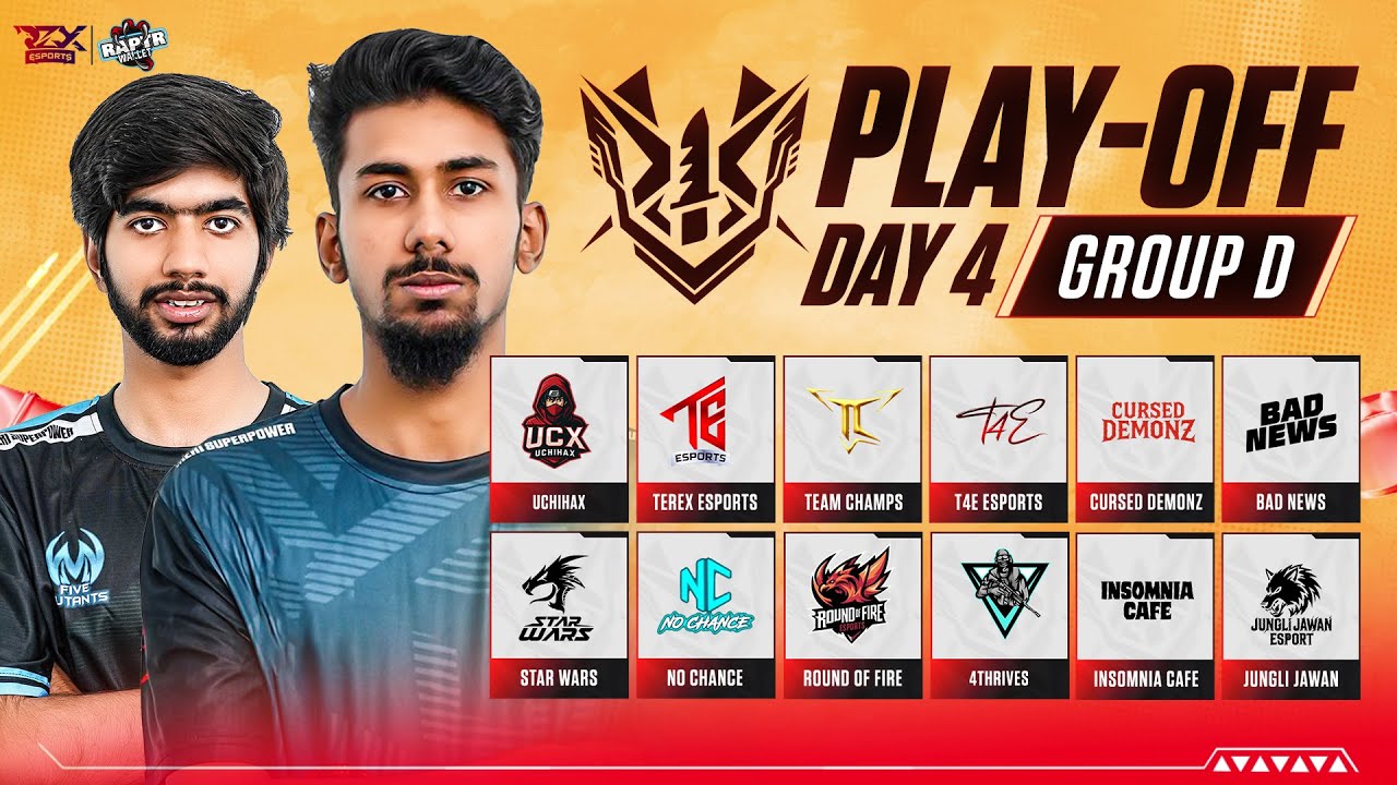 Play-offs Day 04 | RZX Pro League X - Powered by RAPTR Wallet | @FreeFireEsportsPakistan