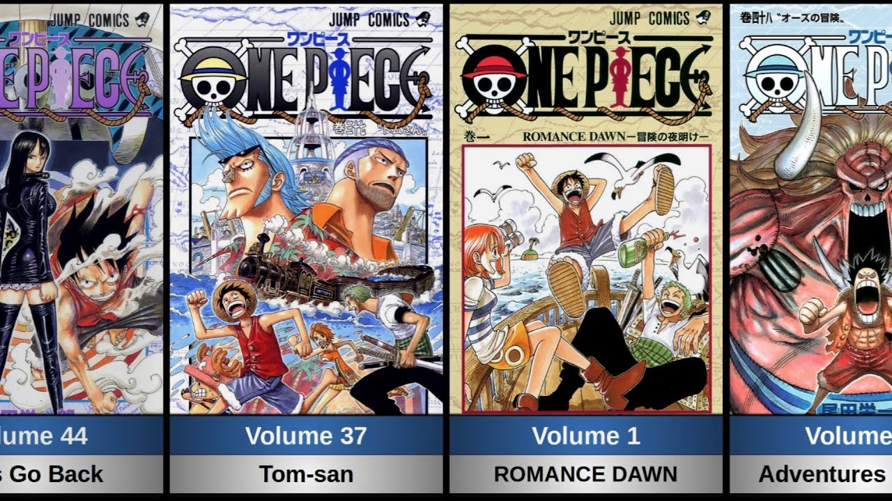 ALL MANGA VOLUME COVER IN ONE PIECE