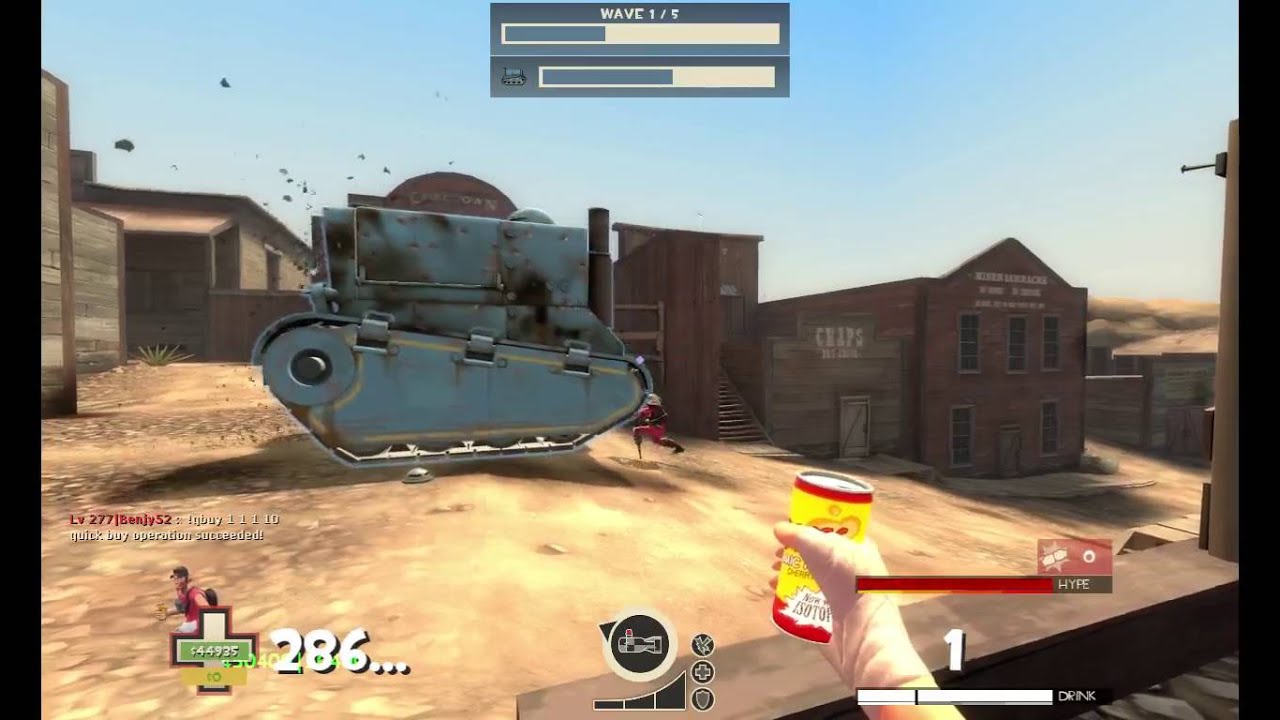 Getting A+ on Ironman mode Uberupgrades as Scout (10X as hard as Wave 666!) TF2 MVM