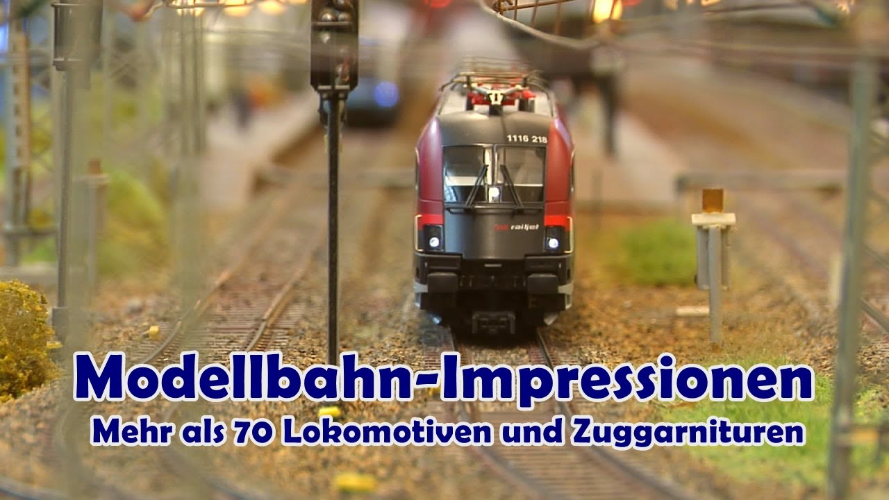 Pennula Modellbahn Videos: Die Welt der Modelleisenbahn - Mehr als 70 verschiedene Loks und Züge