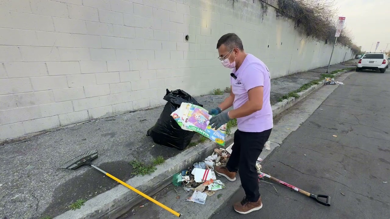 The city of Los Angeles needs a lot of work to be clean. 