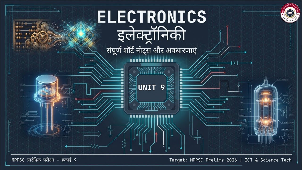 MPPSC PRELIMS UNIT 9 QUICK REVISION ।। COMPUTER AND ELECTRONIC #mppscprelims2026 