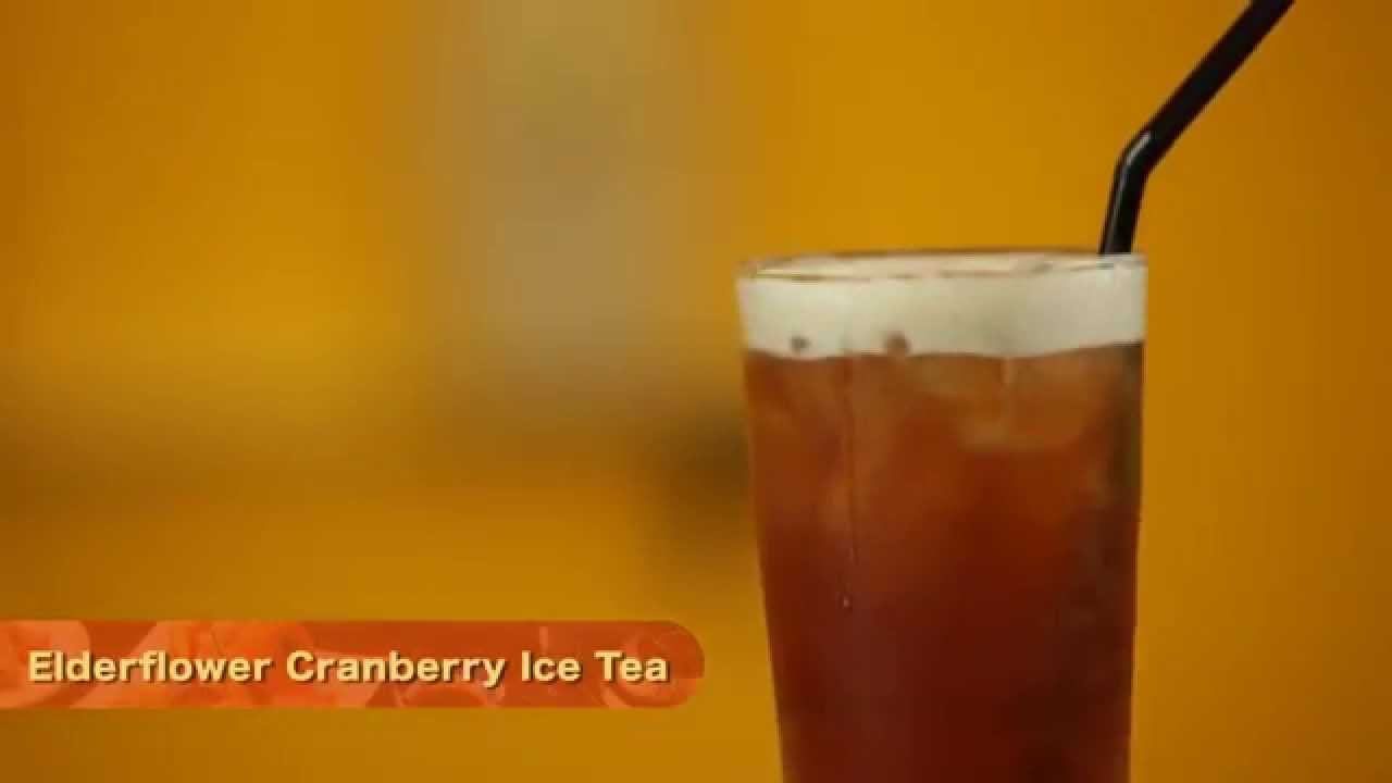 How To Make Elderflower Cranberry Iced Tea