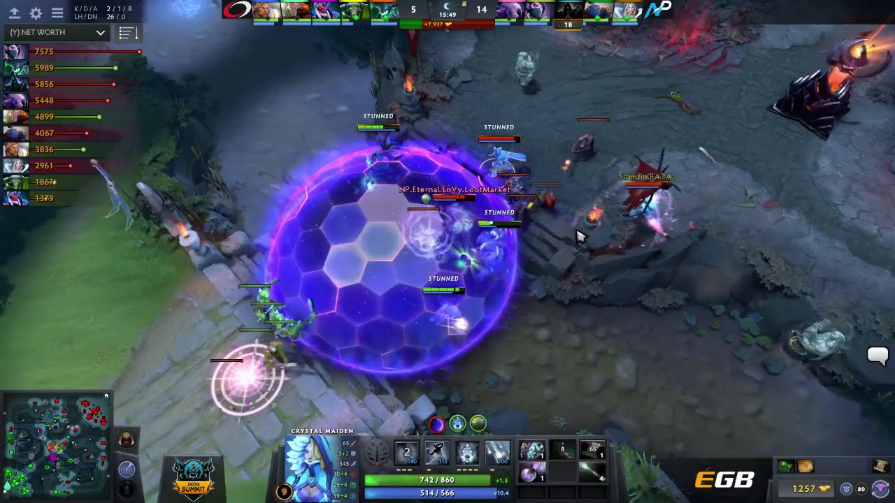 NA dota teamfight compilation