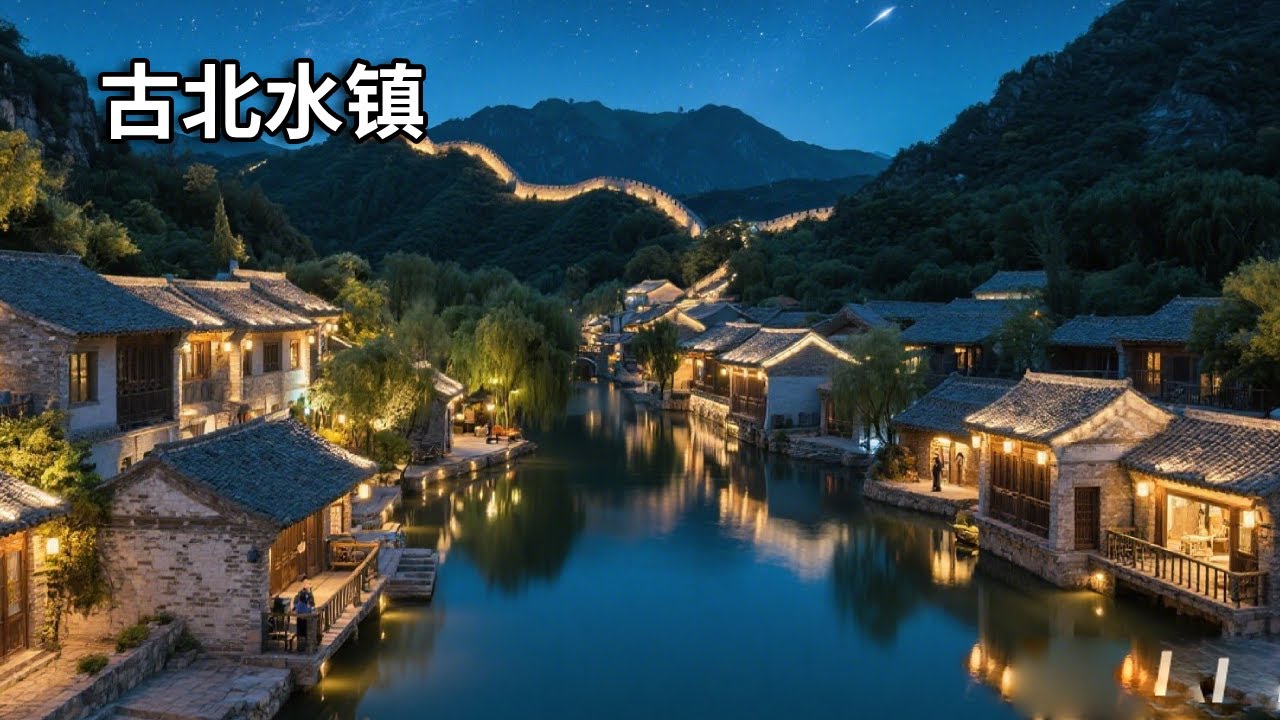 带你逛一逛北京冷门的江南水乡——古北水镇，长城脚下的星空小镇，不是行游好像穿越时空【行走世界的北京老刘】