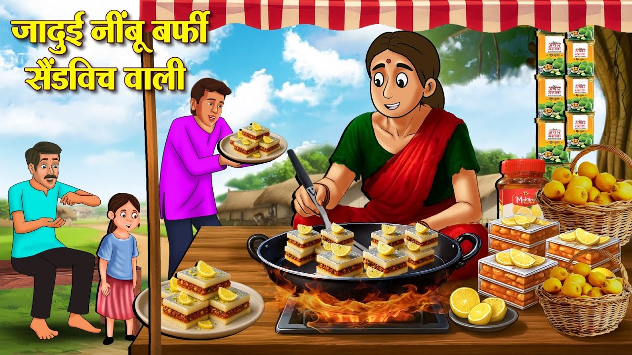 जादुई नींबू बर्फी सैंडविच वाली | Hindi Kahaniya | Latest Hindi Stories | Hindi Kahani | Hindi Story