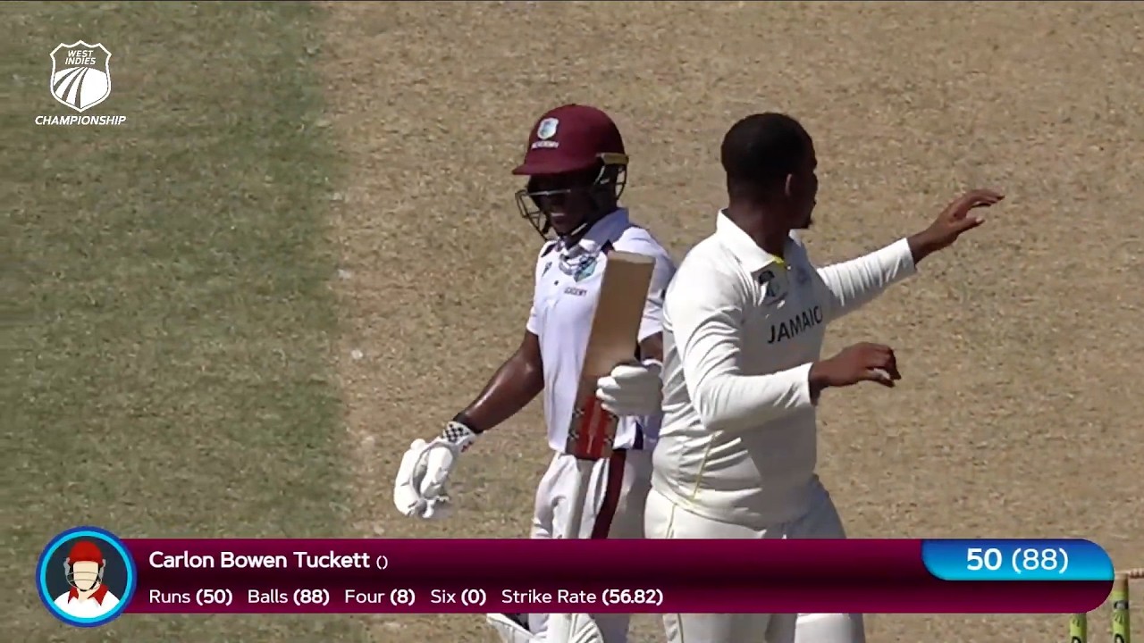 Cricket highlights today match: West Indies Academy 211 ALL Out 1st inns vs Jamaica LIVE