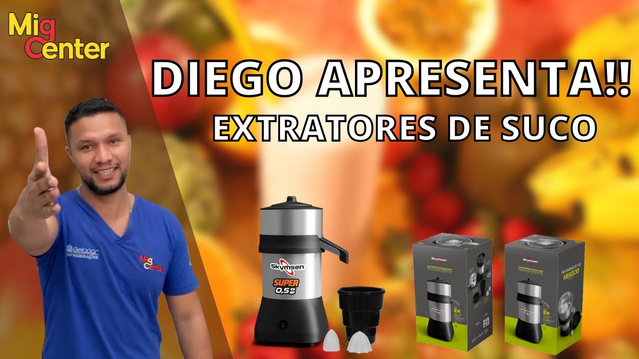 Diego Apresenta: Extratores de Suco