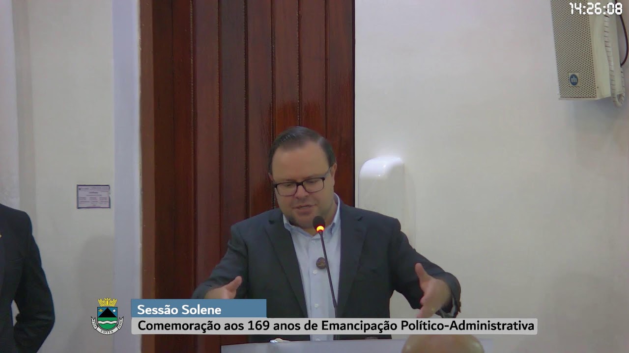 Sessão Solene de Comemoração aos 169 anos de Emancipação Político-Administrativa de Cotia.