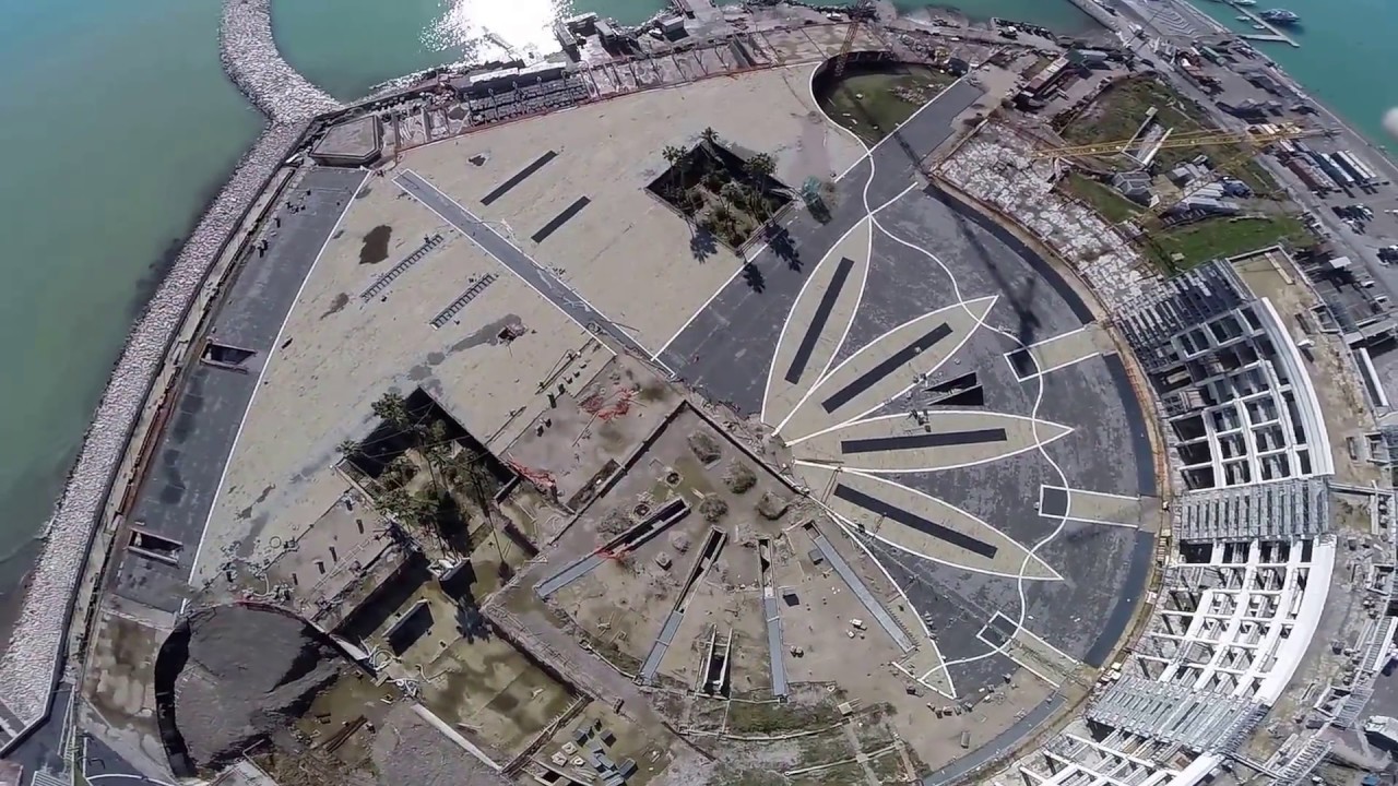 Salerno Italy drone view GoPro Hero 4
