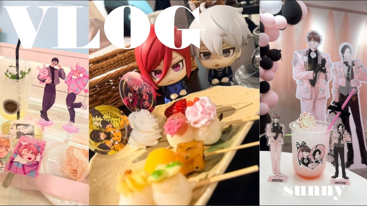 VLOG 推し活するときはいつもハシゴするオタク：ラクスパ極楽湯♨️：ブルーロックカフェ⚽️✨：夜明けがいちばん暗い🥤：鬼上司・獄寺さんは暴かれたい🥤