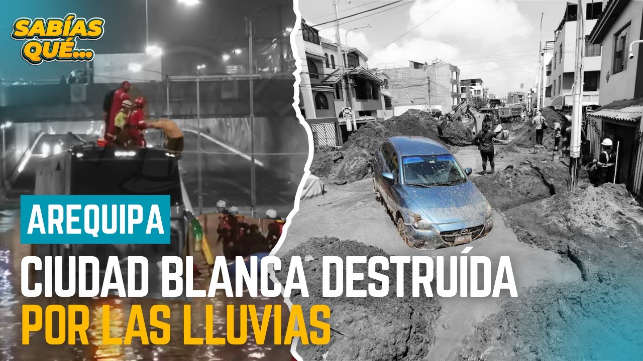 AREQUIPA golpeada por las lluvias y de camino a las urnas