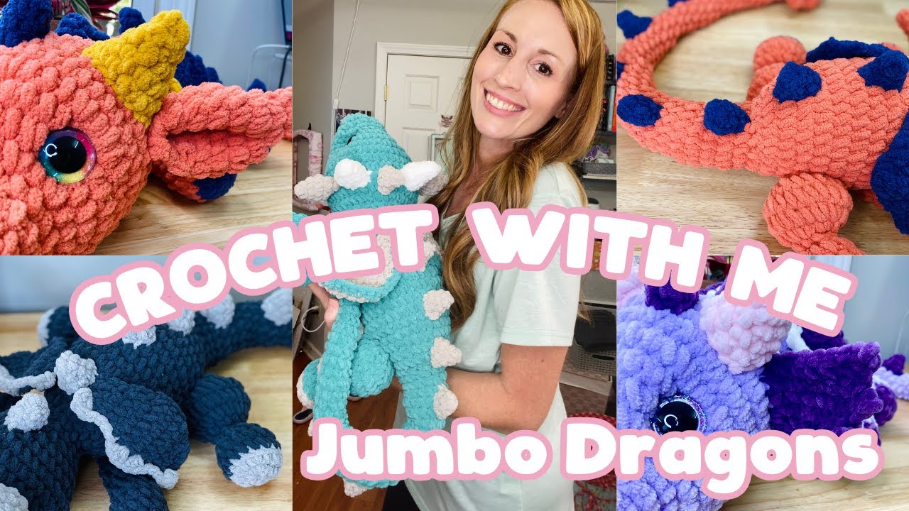 Crochet Dragons With Me 🐉 | Crochet Vlog 🧶