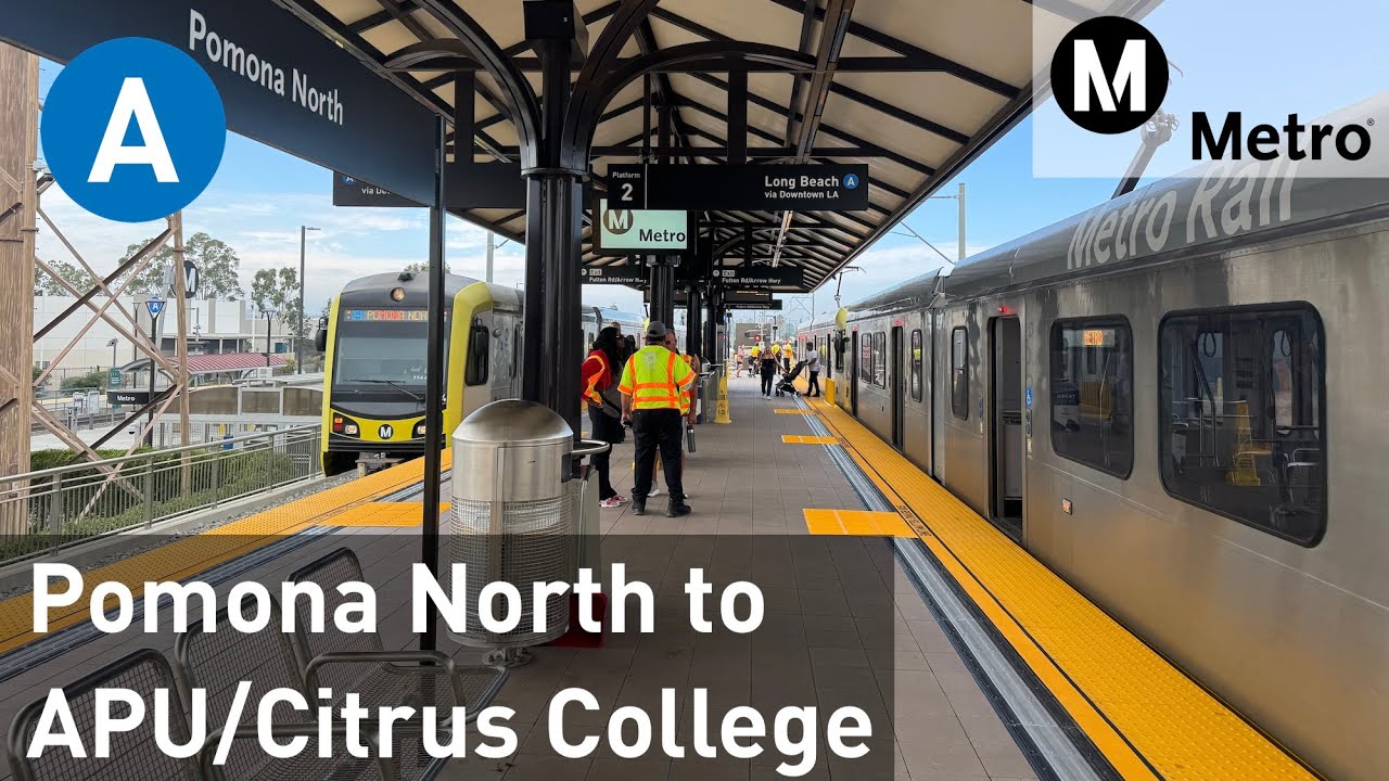 [4K] LA Metro A Line Extension Full Ride – Pomona to Azusa