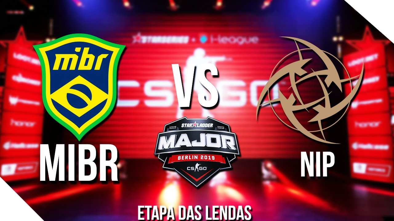 PRIMEIRO PASSO DADO, MELHORES MOMENTOS MIBR VS NIP STARLADDER MAJOR BERLIM LENDAS ! highlights