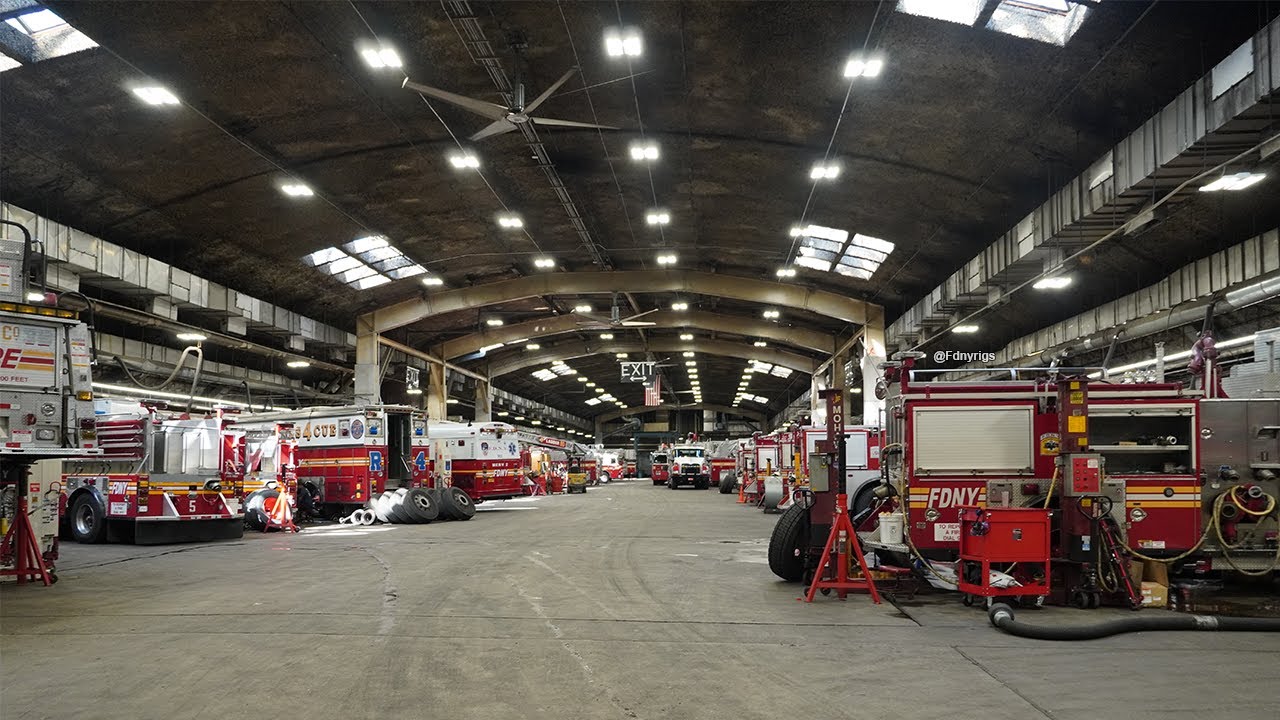 Inside the FDNY Shops + Newly Delivered 2019 Peterbilt/Ferrara Satellite Unit